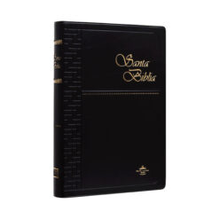 Biblia Mediana Letra Mediana Vinil Negro