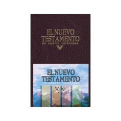 El Nuevo Testamento en Cuatro Versiones – Tela Rojo