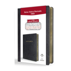 Biblia Reina Valera Revisada 1960 Letra Súper Gigante, Símil Piel Negro