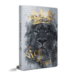 Biblia RVR60 Letra Grande Tamaño Manual, Tapa Dura León Rey De Reyes