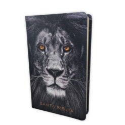 Biblia Tamaño Manual RV1960, Imit Piel Negro Y Gris León