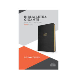 Biblia RVR60/ Letra Gigante/ Negro Piel Fabricada Ed.2023