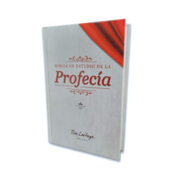 Biblia De Estudio De La Profecía RV1960: Tim LaHaye, Tapa Dura Gris Con índice