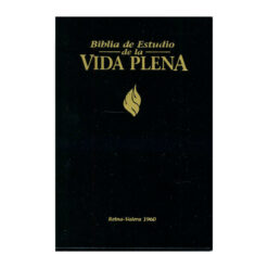 Biblia de estudio Vida Plena RVR60 Tapa Dura Negro