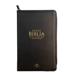 Biblia Letra Grande Negro Con Cierre RV1960