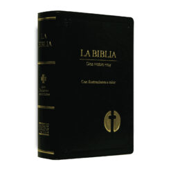 Biblia con Ilustraciones a Color Dios Habla Hoy Letra Grande Color Negro
