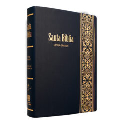 Biblia Reina Valera 1960 Mediana Letra Grande Vinil Negro