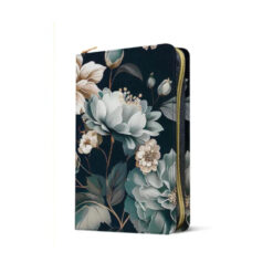Biblia ultrafina NTV ziper con Filament SentiPiel Floral Con Cierre