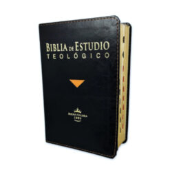 Biblia de Estudio Teológico Reina Valera 1960 Mediana Letra Mediana Imitación piel Negro