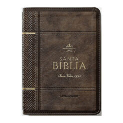 Biblia RVR60 tamaño compacto Letra Grande i/piel mokka