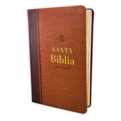 Biblia obsequios y premios RVR60. Letra Grande.Edición Bicolor Café.